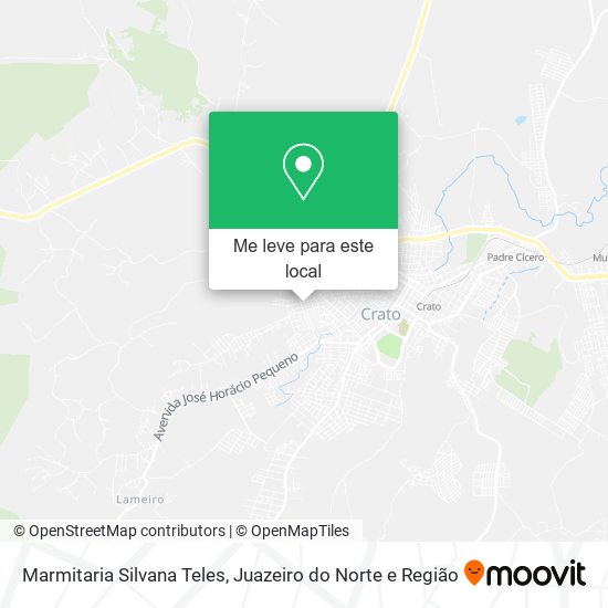 Marmitaria Silvana Teles mapa