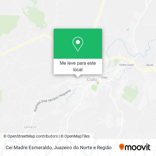 Cei Madre Esmeraldo mapa