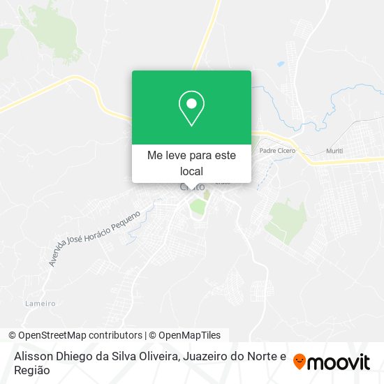 Alisson Dhiego da Silva Oliveira mapa