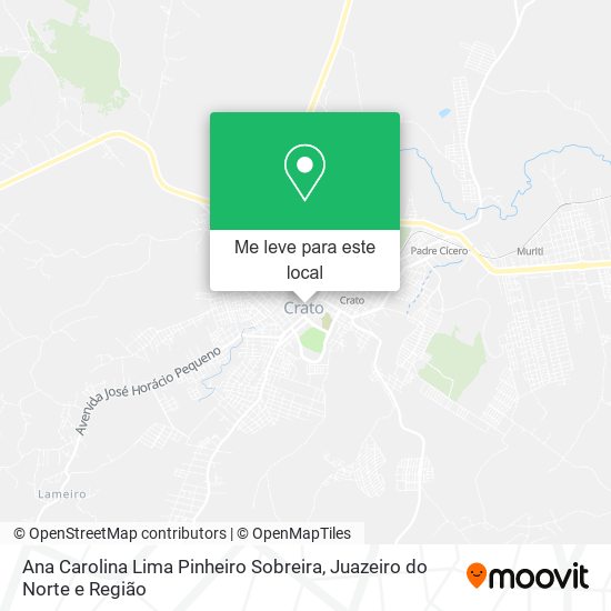 Ana Carolina Lima Pinheiro Sobreira mapa