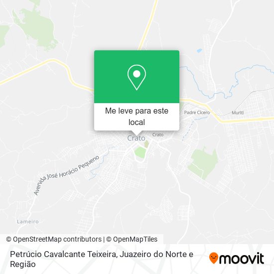 Petrúcio Cavalcante Teixeira mapa