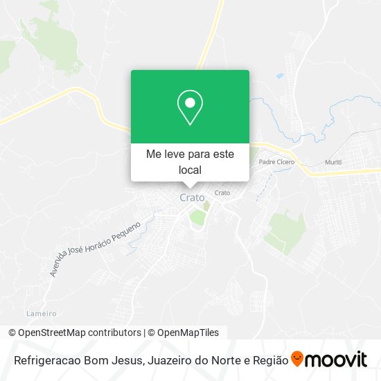 Refrigeracao Bom Jesus mapa