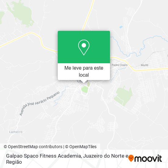 Galpao Spaco Fitness Academia mapa