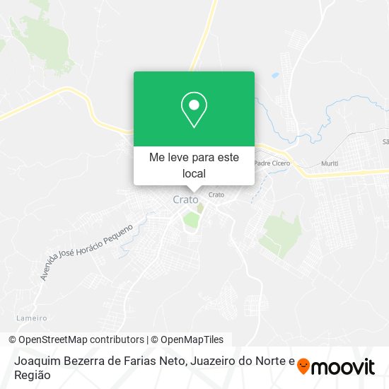 Joaquim Bezerra de Farias Neto mapa
