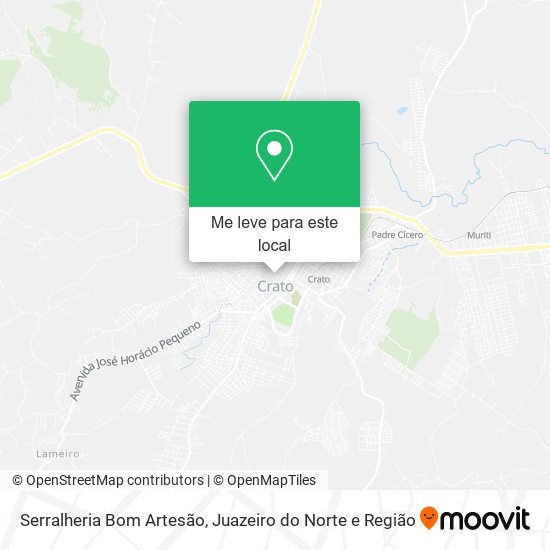 Serralheria Bom Artesão mapa