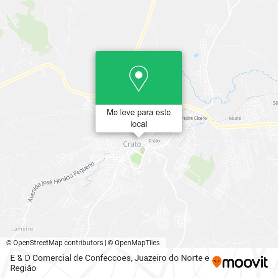 E & D Comercial de Confeccoes mapa