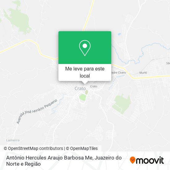 Antônio Hercules Araujo Barbosa Me mapa