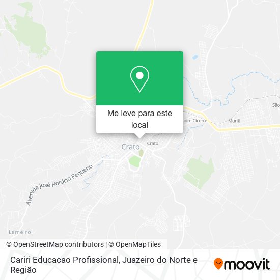 Cariri Educacao Profissional mapa