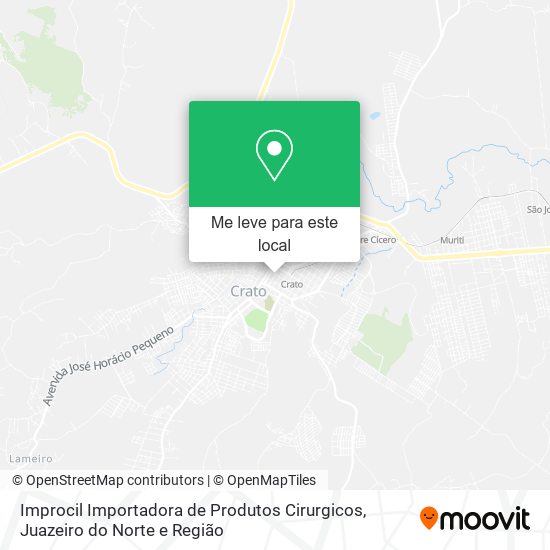 Improcil Importadora de Produtos Cirurgicos mapa