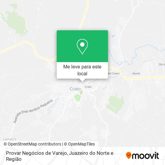 Provar Negócios de Varejo mapa