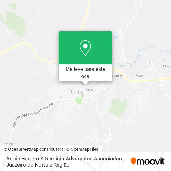 Arrais Barreto & Remigio Advogados Associados mapa