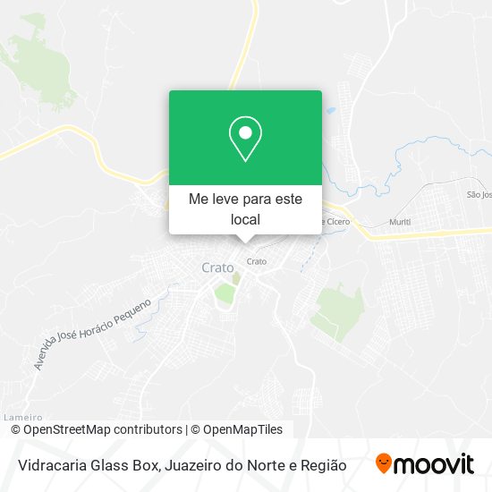 Vidracaria Glass Box mapa