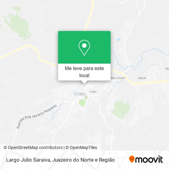 Largo Julio Saraiva mapa