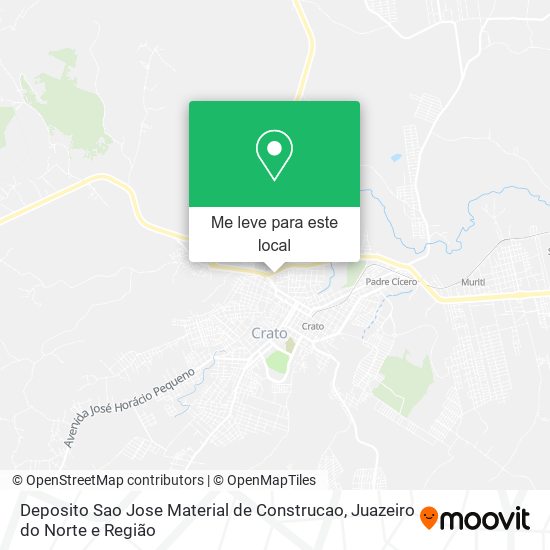 Deposito Sao Jose Material de Construcao mapa