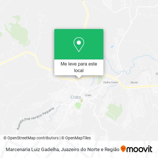 Marcenaria Luiz Gadelha mapa