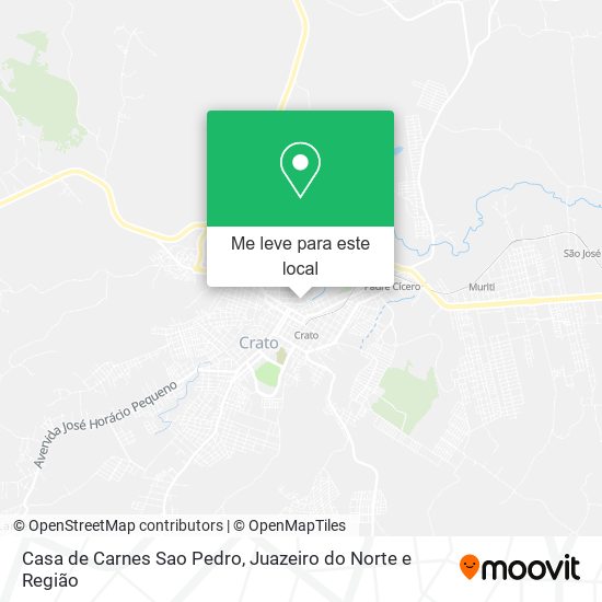 Casa de Carnes Sao Pedro mapa
