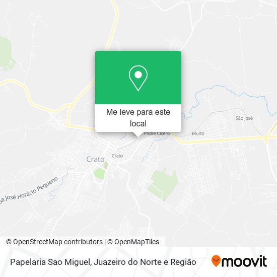Papelaria Sao Miguel mapa