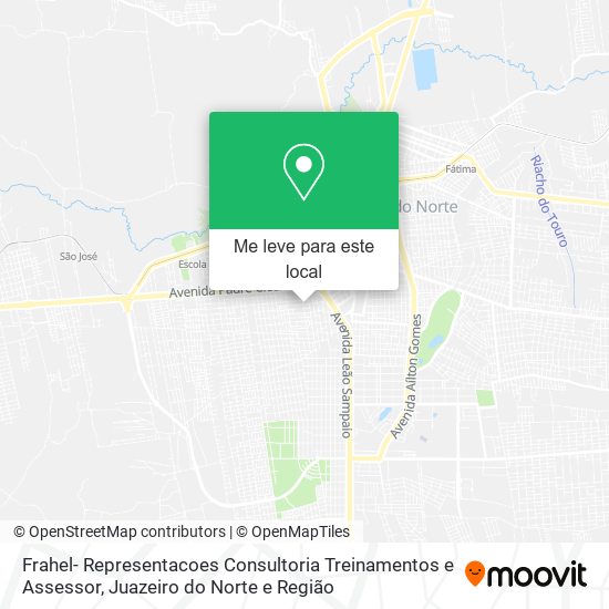 Frahel- Representacoes Consultoria Treinamentos e Assessor mapa