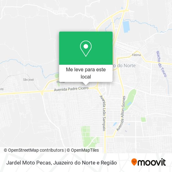 Jardel Moto Pecas mapa