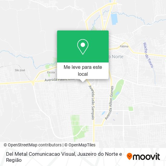 Del Metal Comunicacao Visual mapa