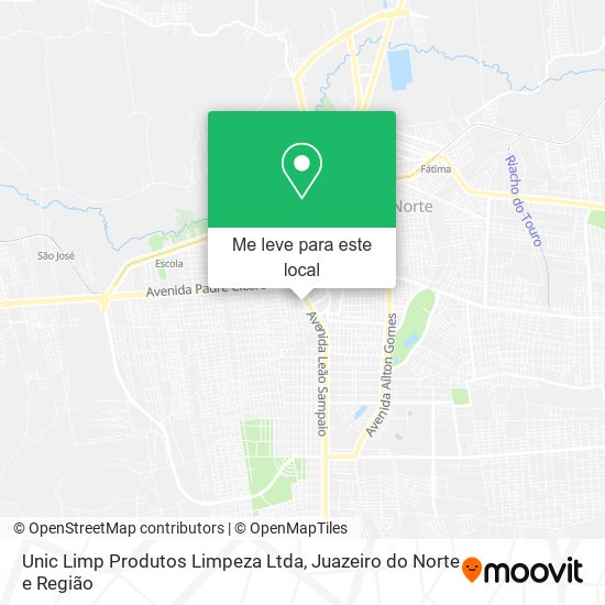 Unic Limp Produtos Limpeza Ltda mapa