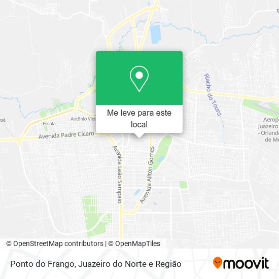 Ponto do Frango mapa