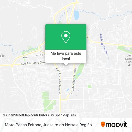 Moto Pecas Feitosa mapa