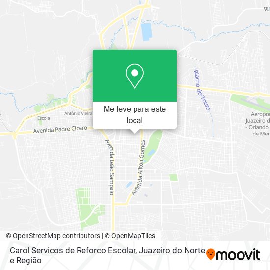 Carol Servicos de Reforco Escolar mapa