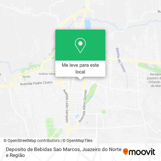 Deposito de Bebidas Sao Marcos mapa