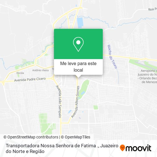 Transportadora Nossa Senhora de Fatima . mapa