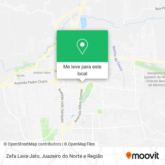 Zefa Lava-Jato mapa