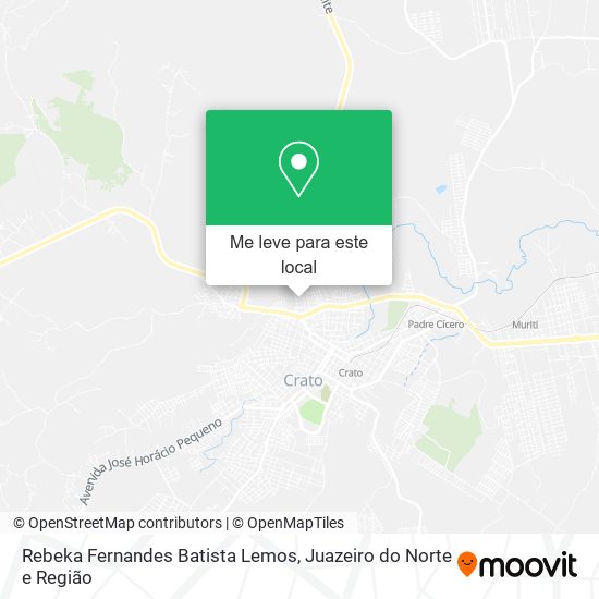 Rebeka Fernandes Batista Lemos mapa