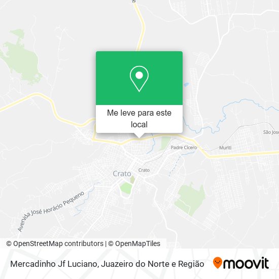 Mercadinho Jf Luciano mapa