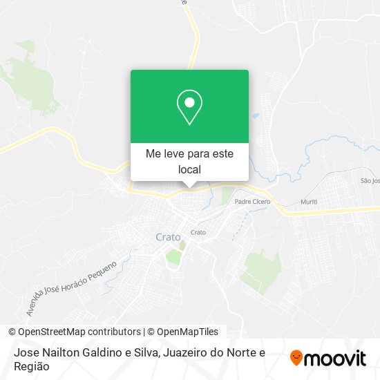 Jose Nailton Galdino e Silva mapa