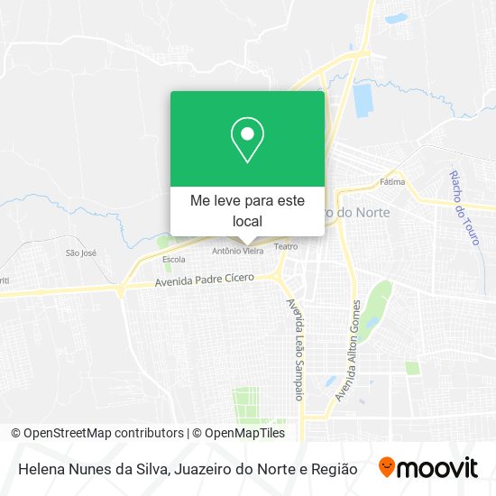 Helena Nunes da Silva mapa
