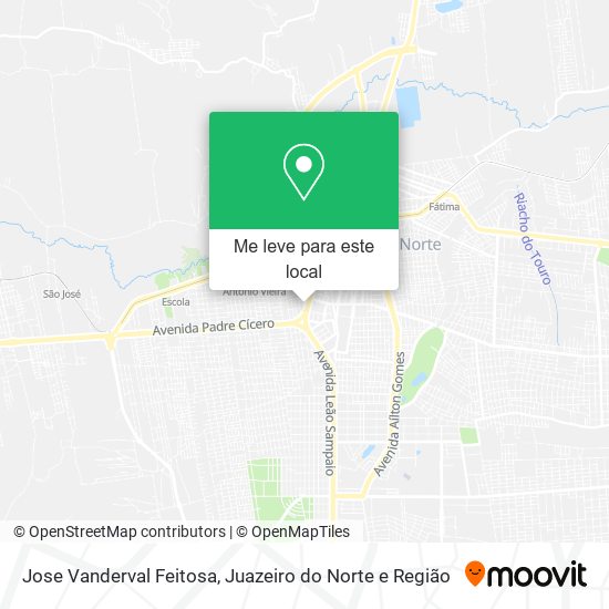 Jose Vanderval Feitosa mapa