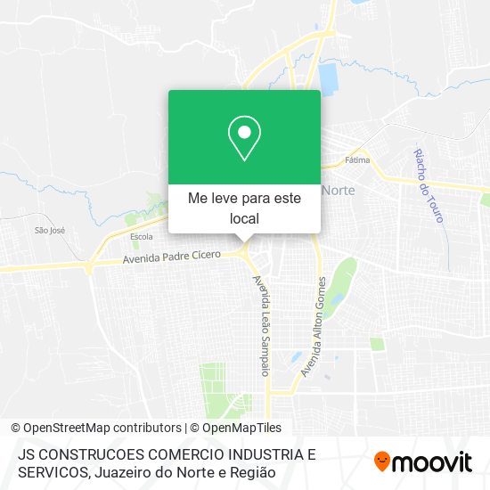 JS CONSTRUCOES COMERCIO INDUSTRIA E SERVICOS mapa