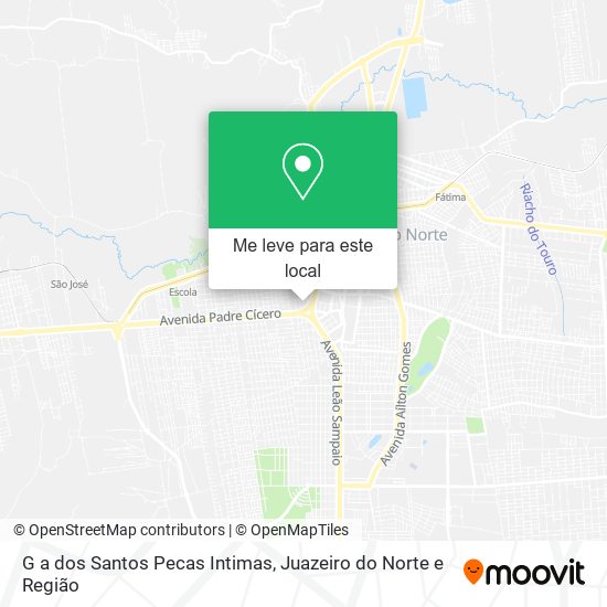 G a dos Santos Pecas Intimas mapa