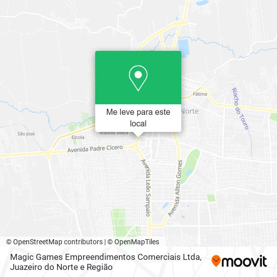 Magic Games Empreendimentos Comerciais Ltda mapa