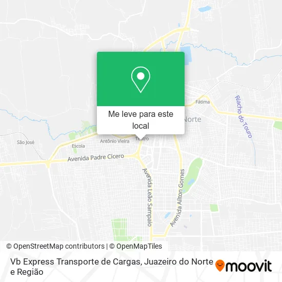 Vb Express Transporte de Cargas mapa