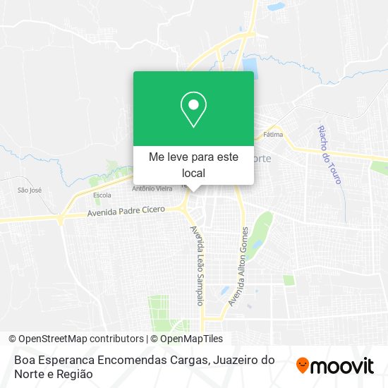 Boa Esperanca Encomendas Cargas mapa
