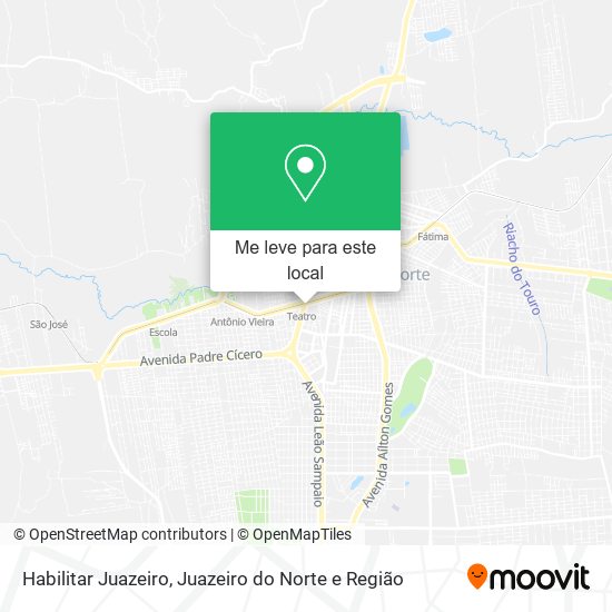 Habilitar Juazeiro mapa