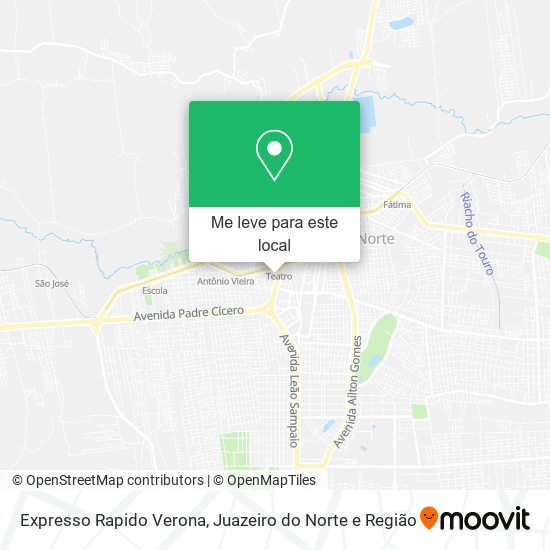 Expresso Rapido Verona mapa
