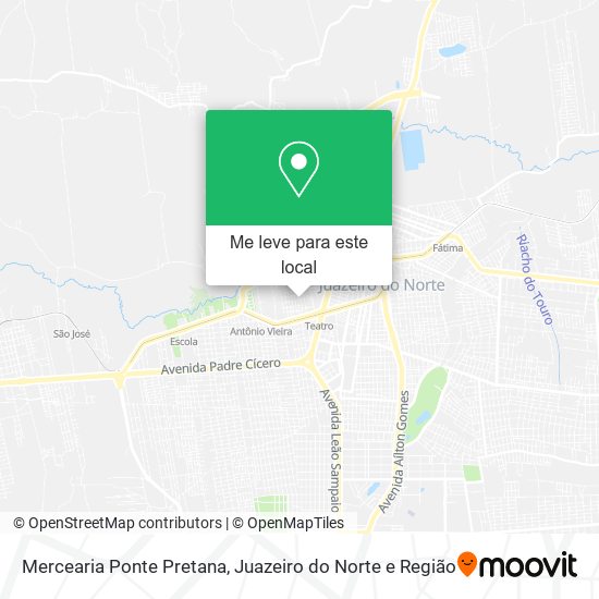 Mercearia Ponte Pretana mapa