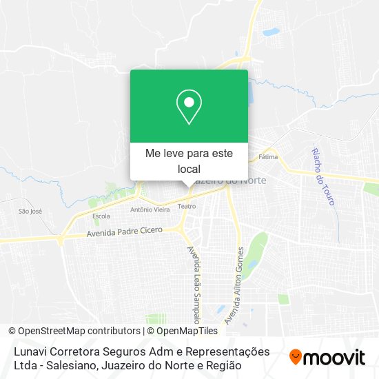 Lunavi Corretora Seguros Adm e Representações Ltda - Salesiano mapa