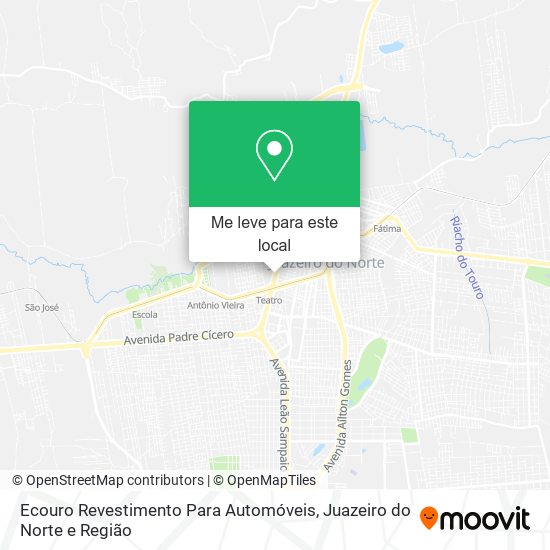 Ecouro Revestimento Para Automóveis mapa