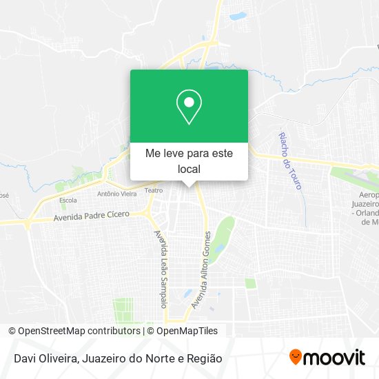 Davi Oliveira mapa