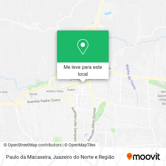 Paulo da Macaxeira mapa