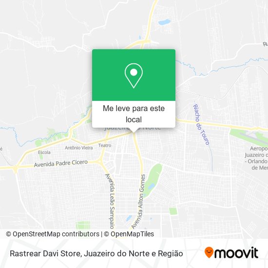 Rastrear Davi Store mapa