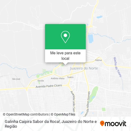 Galinha Caipira Sabor da Roca! mapa